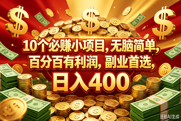 （18793期）10个必赚的小项目，百分百赚元子，无脑简单，副业首选，日入400+ - 佳梦网创 - 网创副业项目资源站-佳梦网创 - 网创副业项目资源站
