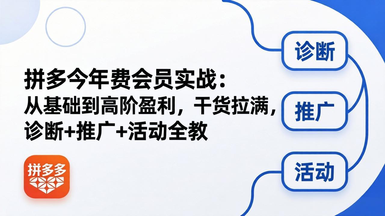 拼多多年费会员实战(更新26年5月7 - 佳梦网创 - 网创副业项目资源站-佳梦网创 - 网创副业项目资源站