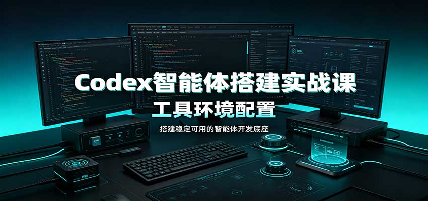 Codex智能体搭建实战课:工具环境配置,自定义技能开发,多业务自动化教学-佳梦网创 - 网创副业项目资源站