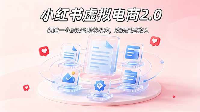 （19033期）2026 年最强风口掘金项目：AI小红书虚拟电商，布局搜索流量，每日躺赚500+ - 佳梦网创 - 网创副业项目资源站-佳梦网创 - 网创副业项目资源站