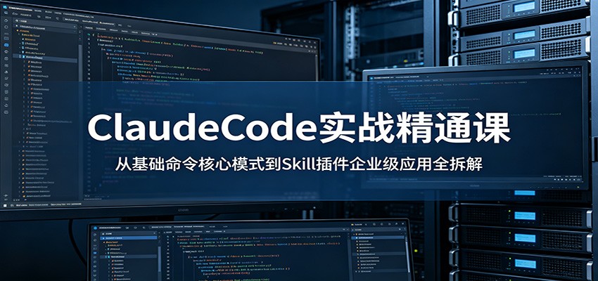 ClaudeCode实战精通课：从基础命令核心模式到Skill插件企业级应用全拆解 - 佳梦网创 - 网创副业项目资源站-佳梦网创 - 网创副业项目资源站