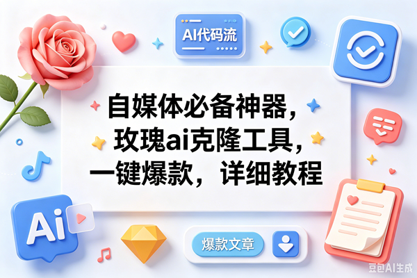 （18882期）玫瑰克隆ai工具，一键爆款ai工具，自媒体必备神器，50多个功能，详细教程 - 佳梦网创 - 网创副业项目资源站-佳梦网创 - 网创副业项目资源站