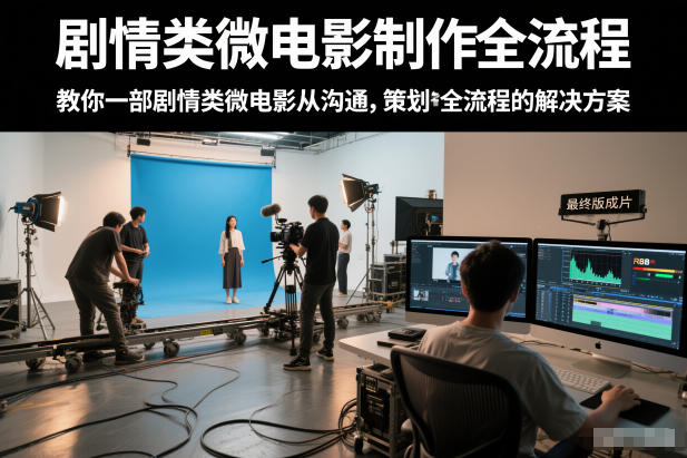 剧情类微电影制作全流程，教你一部剧情类微电影从沟通，策划到拍摄制作全流程的解决方案 - 佳梦网创 - 网创副业项目资源站-佳梦网创 - 网创副业项目资源站