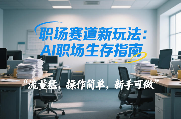 职场赛道新玩法：AI职场生存指南，流量猛，操作简单，新手可做 - 佳梦网创 - 网创副业项目资源站-佳梦网创 - 网创副业项目资源站
