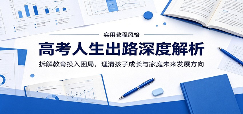 高考人生出路深度解析:拆解教育投入困局,理清孩子成长与家庭未来发展方向-佳梦网创 - 网创副业项目资源站