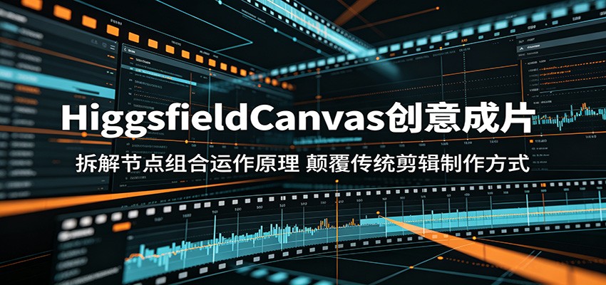 HiggsfieldCanvas创意成片：拆解节点组合运作原理，颠覆传统剪辑制作方式 - 佳梦网创 - 网创副业项目资源站-佳梦网创 - 网创副业项目资源站