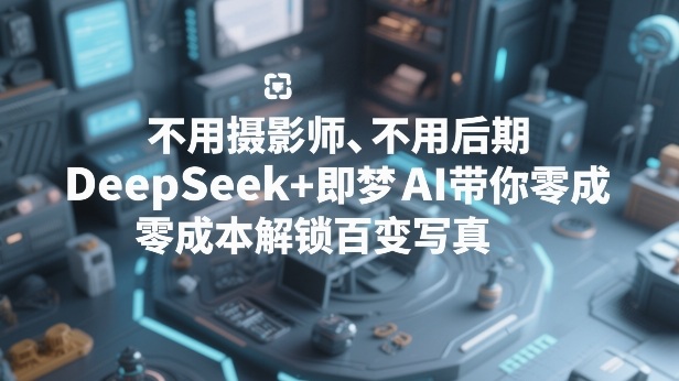 不用摄影师、不用后期,DeepSeek+即梦AI带你零成本解锁百变写真!-佳梦网创 - 网创副业项目资源站