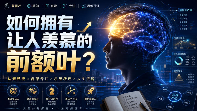 付费文：如何拥有让人羡慕的前额叶？ - 佳梦网创 - 网创副业项目资源站-佳梦网创 - 网创副业项目资源站