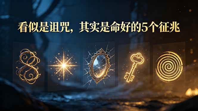 (19089期)付费文章:看似是诅咒,其实是命好的5个征兆 (19089期)付费文章:看似是诅咒,其实是命好的5个征兆